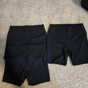 Target Black Girl's Biker Shorts Size Large 10-12 (3 Pairs)